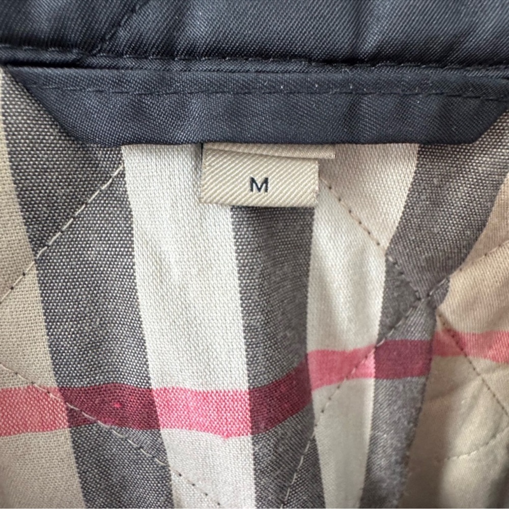 BURBERRY Black Quilted Utility Jacket - Picture 9 of 11
